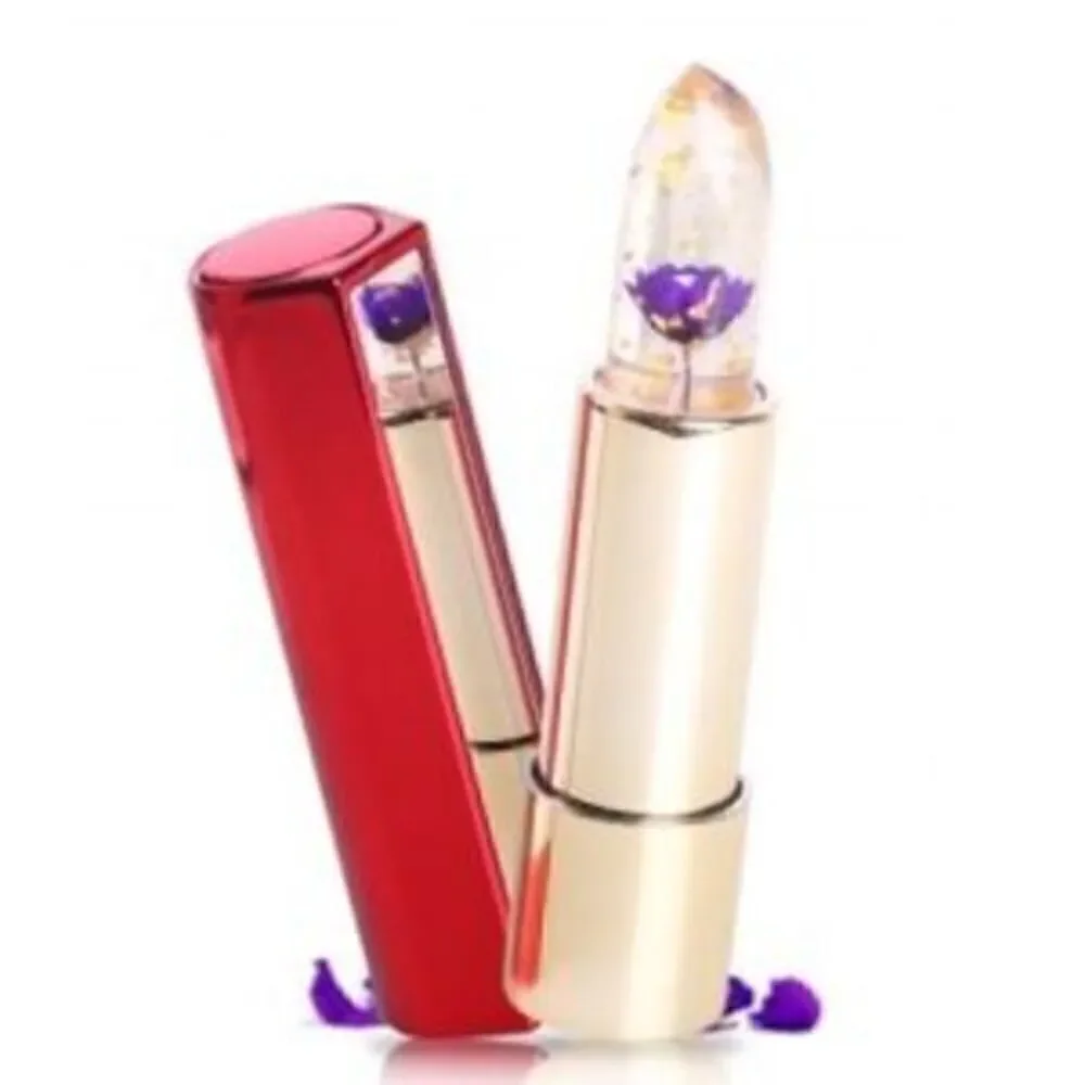 💯 Kuilijumei Jelly Flower Color Change Lipstick